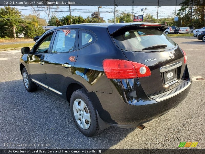 Super Black / Black 2012 Nissan Rogue S AWD