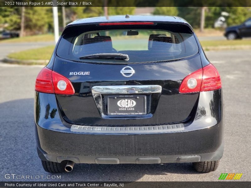 Super Black / Black 2012 Nissan Rogue S AWD