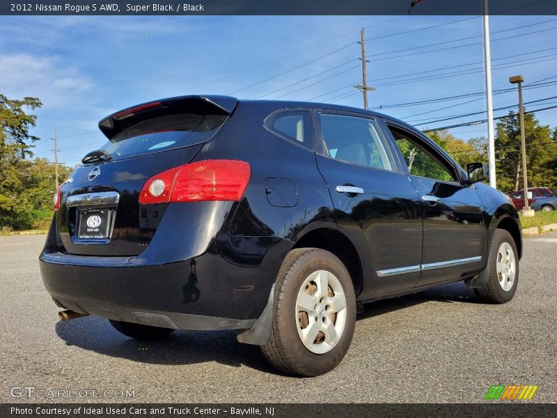Super Black / Black 2012 Nissan Rogue S AWD
