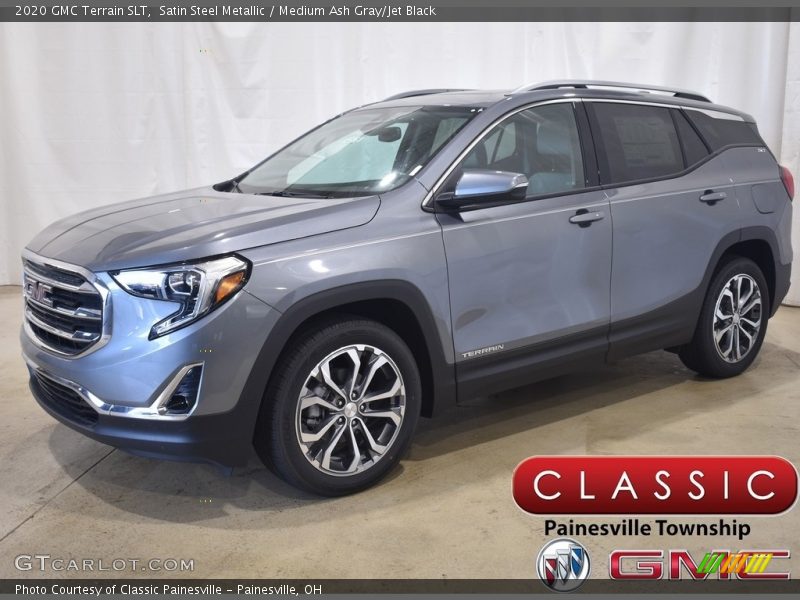 Satin Steel Metallic / Medium Ash Gray/Jet Black 2020 GMC Terrain SLT