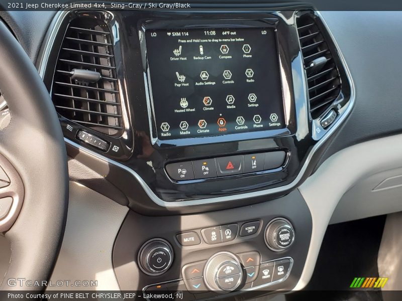Sting-Gray / Ski Gray/Black 2021 Jeep Cherokee Limited 4x4