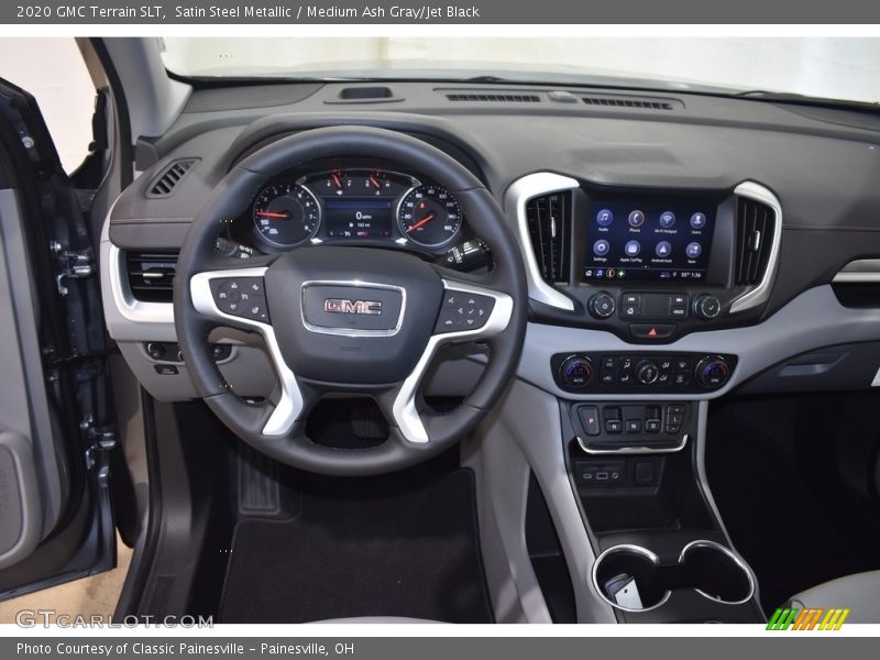 Satin Steel Metallic / Medium Ash Gray/Jet Black 2020 GMC Terrain SLT