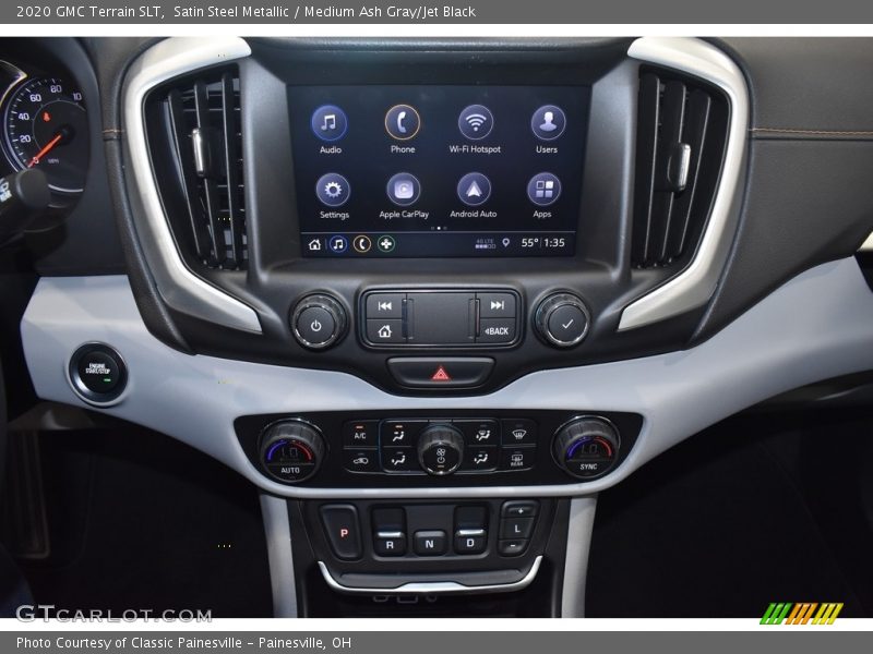 Satin Steel Metallic / Medium Ash Gray/Jet Black 2020 GMC Terrain SLT