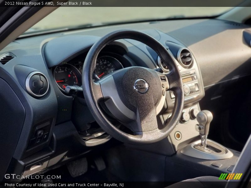 Super Black / Black 2012 Nissan Rogue S AWD