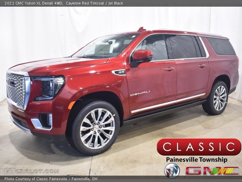 Cayenne Red Tintcoat / Jet Black 2021 GMC Yukon XL Denali 4WD