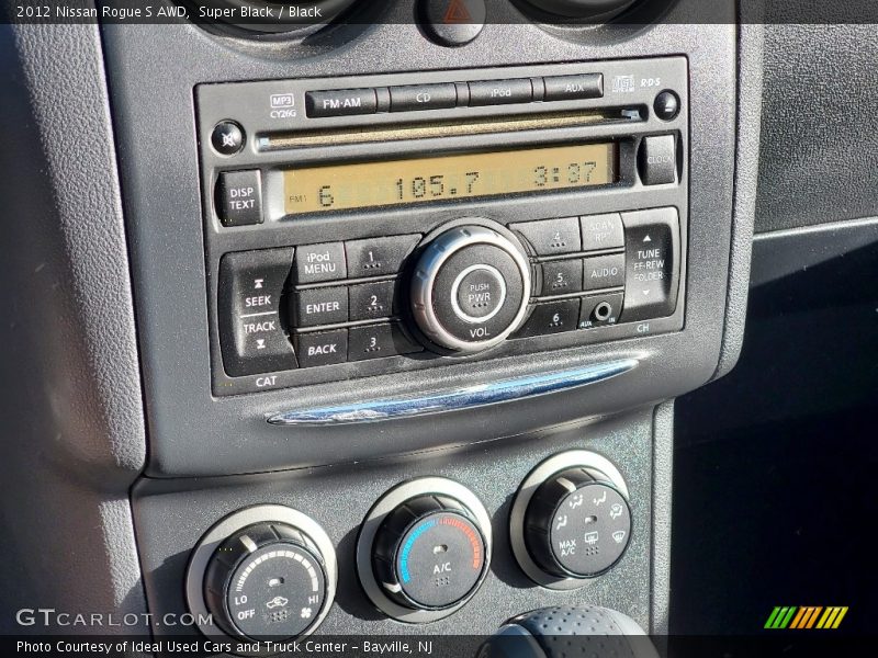 Super Black / Black 2012 Nissan Rogue S AWD