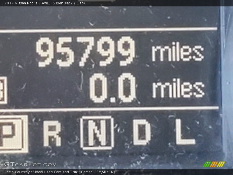 Super Black / Black 2012 Nissan Rogue S AWD