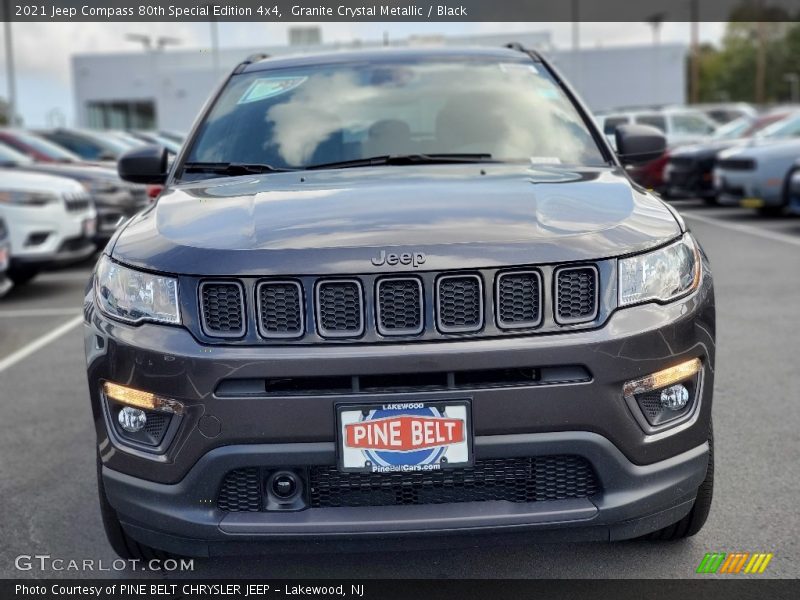 Granite Crystal Metallic / Black 2021 Jeep Compass 80th Special Edition 4x4