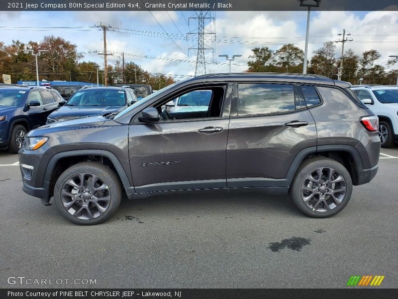 Granite Crystal Metallic / Black 2021 Jeep Compass 80th Special Edition 4x4