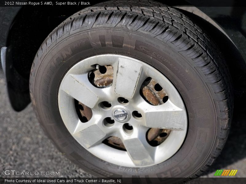Super Black / Black 2012 Nissan Rogue S AWD