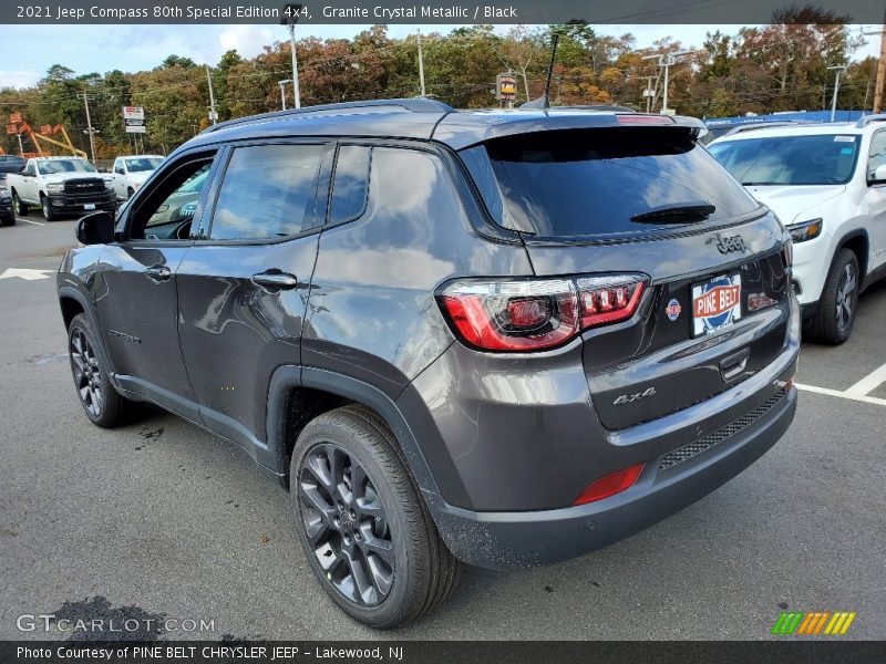Granite Crystal Metallic / Black 2021 Jeep Compass 80th Special Edition 4x4
