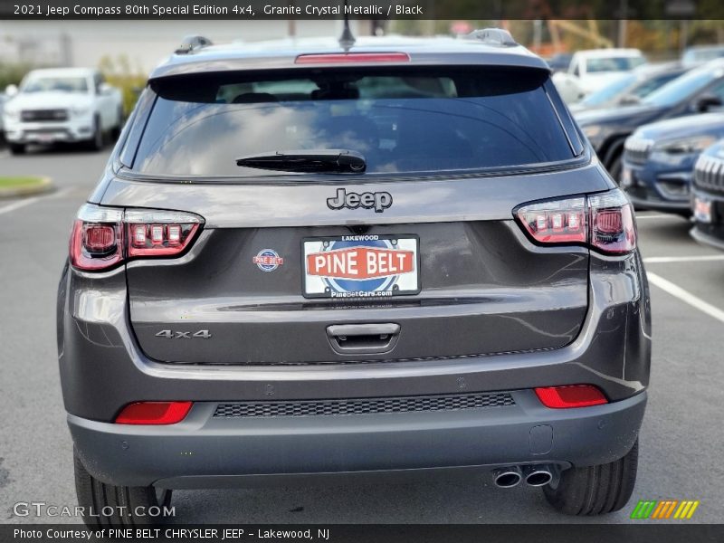 Granite Crystal Metallic / Black 2021 Jeep Compass 80th Special Edition 4x4