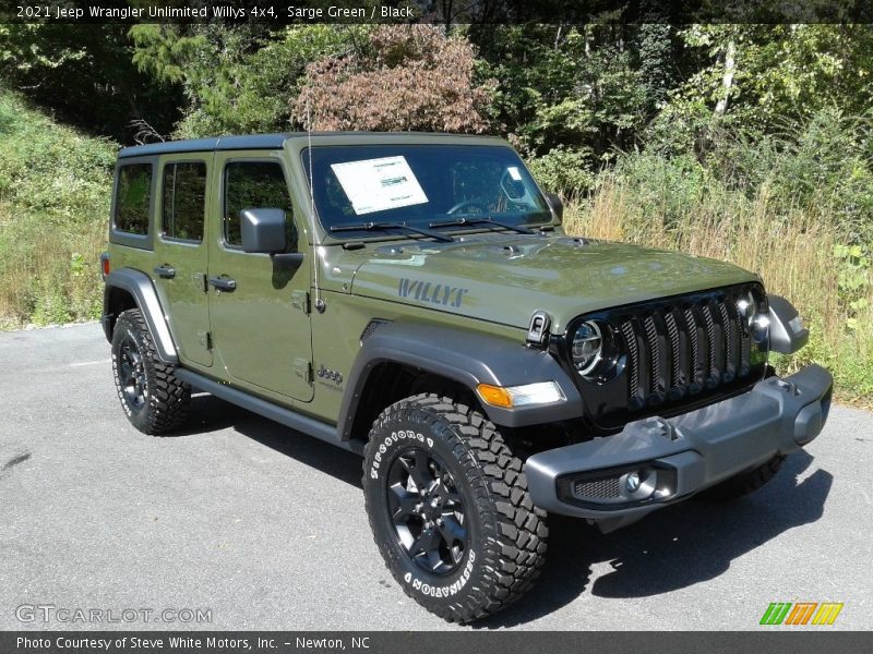  2021 Wrangler Unlimited Willys 4x4 Sarge Green