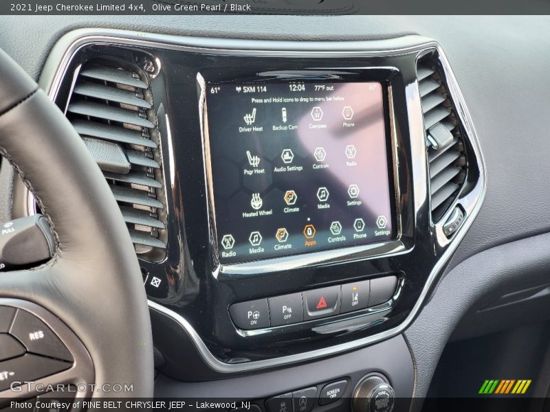 Olive Green Pearl / Black 2021 Jeep Cherokee Limited 4x4