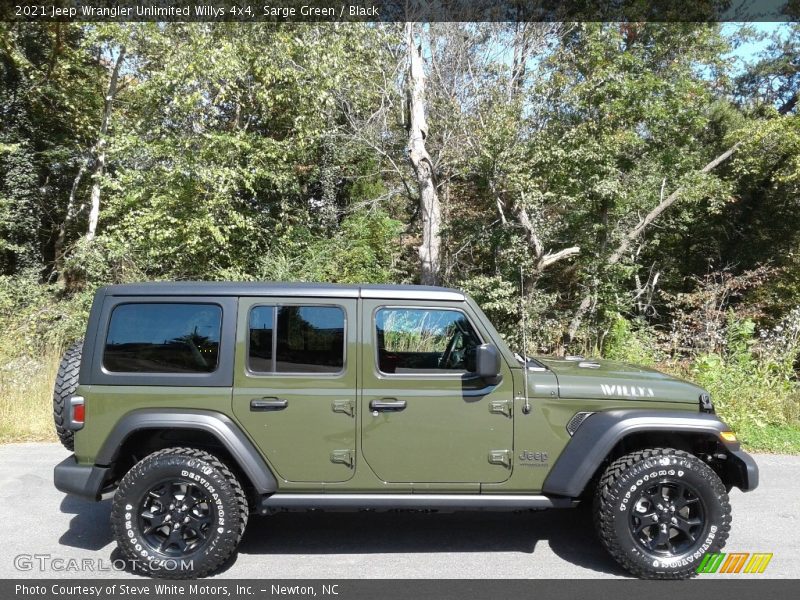  2021 Wrangler Unlimited Willys 4x4 Sarge Green
