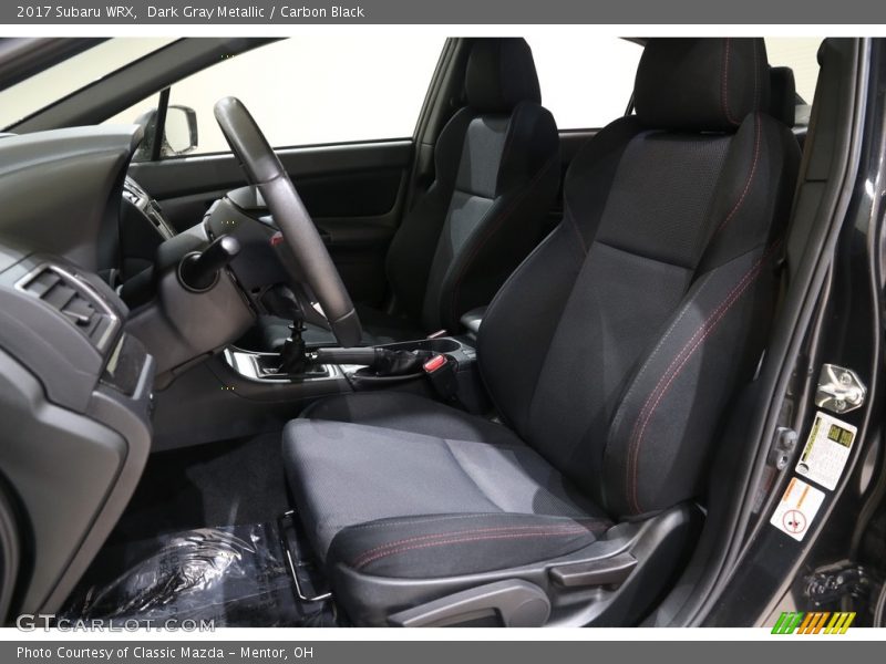 Dark Gray Metallic / Carbon Black 2017 Subaru WRX