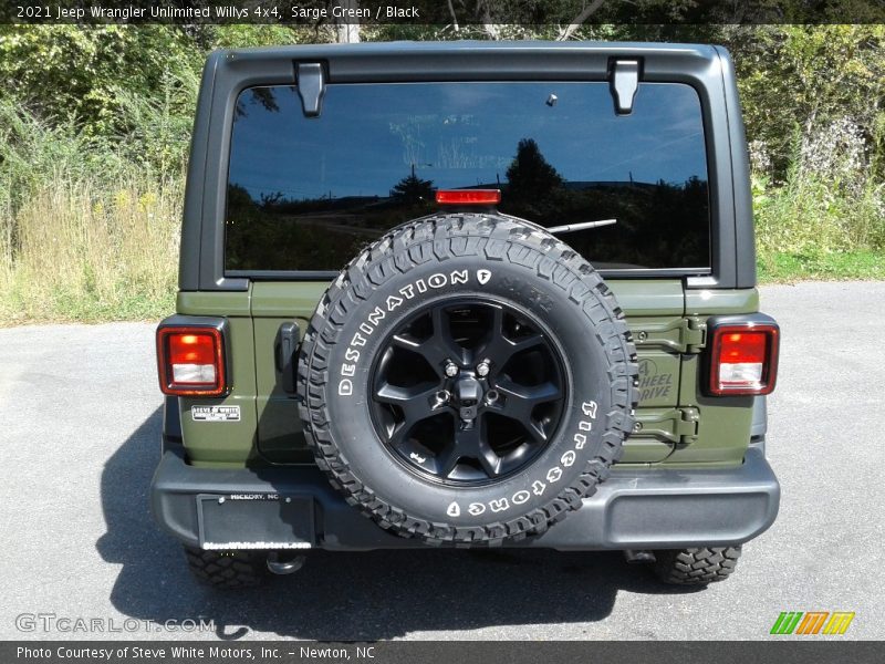 Sarge Green / Black 2021 Jeep Wrangler Unlimited Willys 4x4