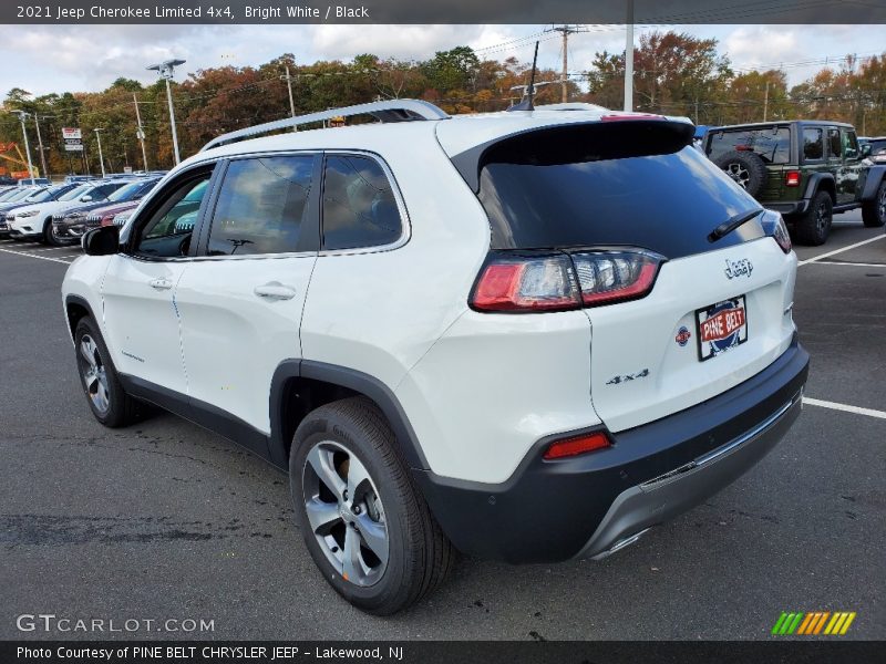 Bright White / Black 2021 Jeep Cherokee Limited 4x4