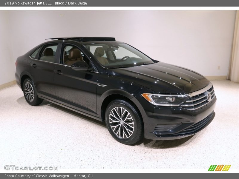 Black / Dark Beige 2019 Volkswagen Jetta SEL