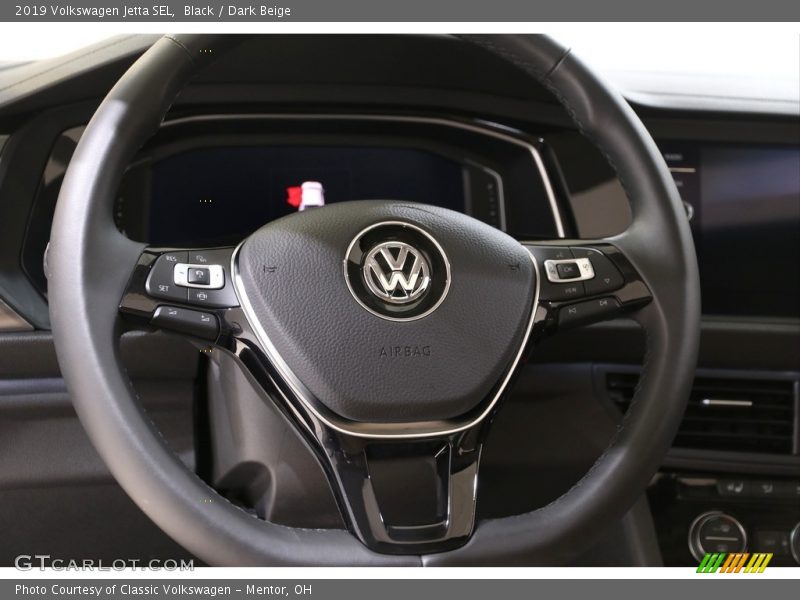 Black / Dark Beige 2019 Volkswagen Jetta SEL