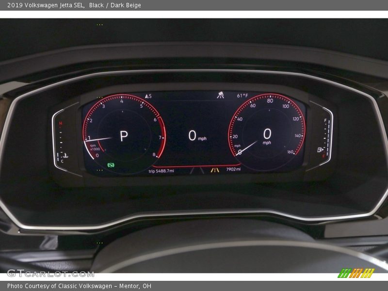 Black / Dark Beige 2019 Volkswagen Jetta SEL