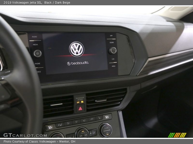 Black / Dark Beige 2019 Volkswagen Jetta SEL