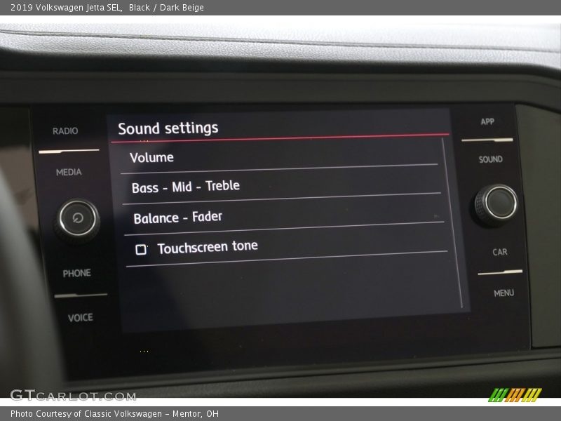 Black / Dark Beige 2019 Volkswagen Jetta SEL