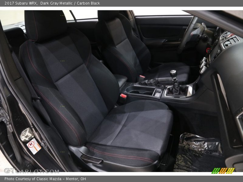 Dark Gray Metallic / Carbon Black 2017 Subaru WRX