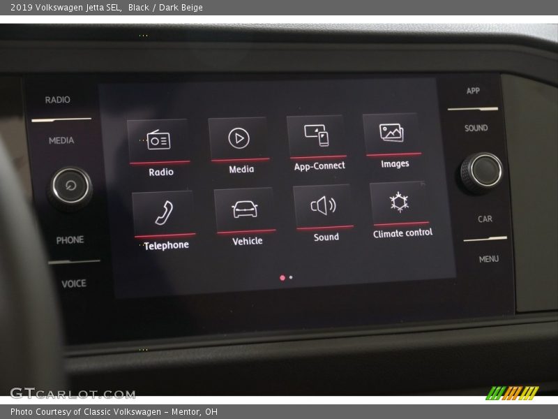 Black / Dark Beige 2019 Volkswagen Jetta SEL