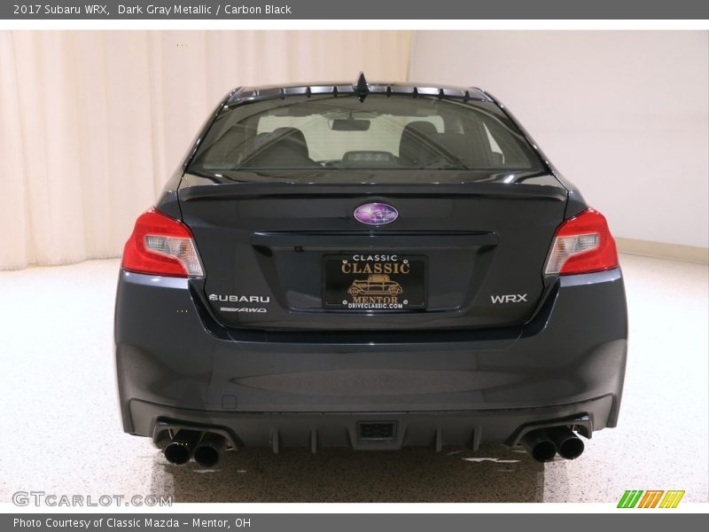 Dark Gray Metallic / Carbon Black 2017 Subaru WRX