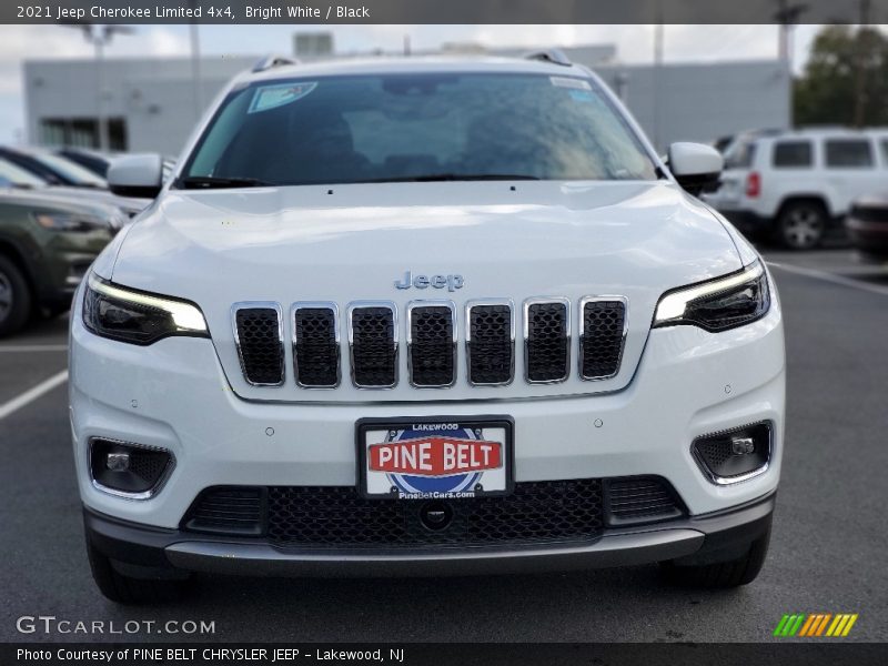 Bright White / Black 2021 Jeep Cherokee Limited 4x4