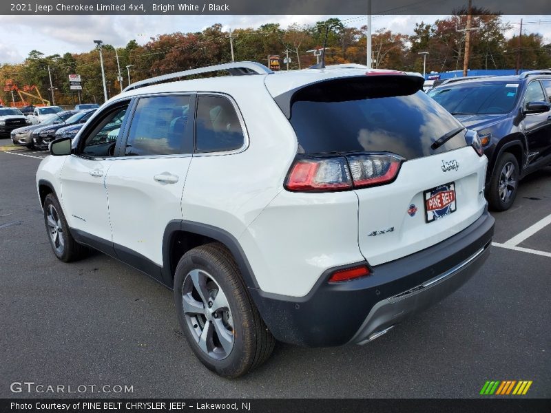 Bright White / Black 2021 Jeep Cherokee Limited 4x4