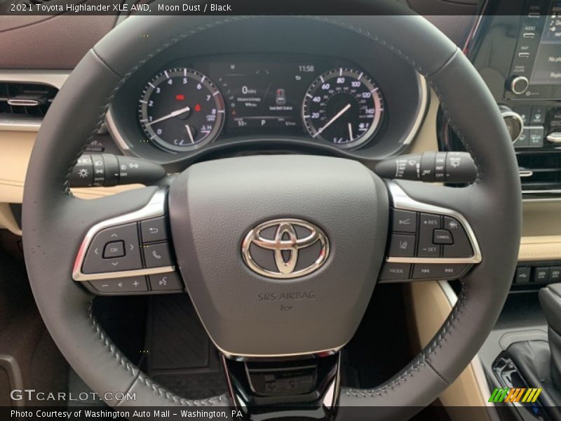  2021 Highlander XLE AWD Steering Wheel