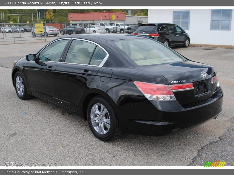 Crystal Black Pearl / Ivory 2011 Honda Accord SE Sedan