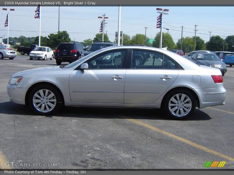 Bright Silver / Gray 2009 Hyundai Sonata Limited V6