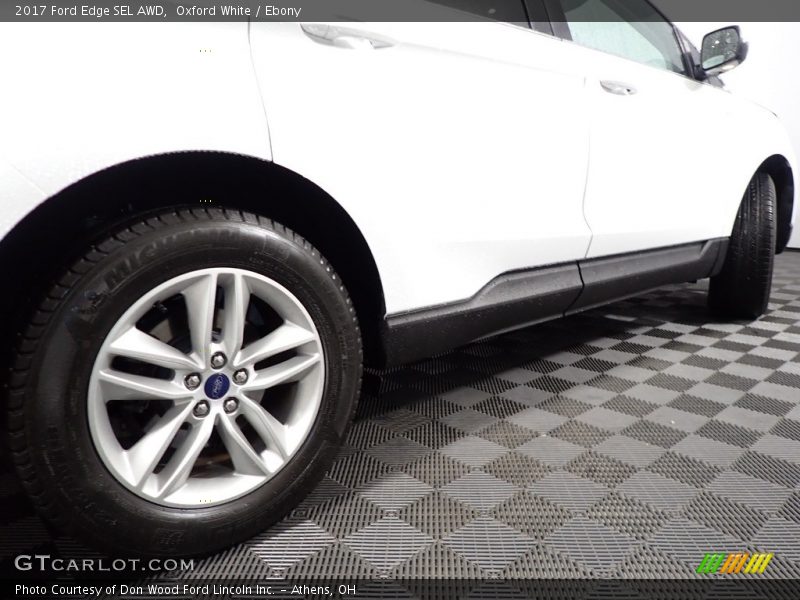 Oxford White / Ebony 2017 Ford Edge SEL AWD