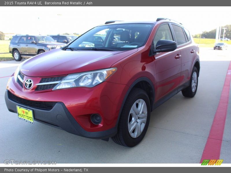 Barcelona Red Metallic / Ash 2015 Toyota RAV4 LE