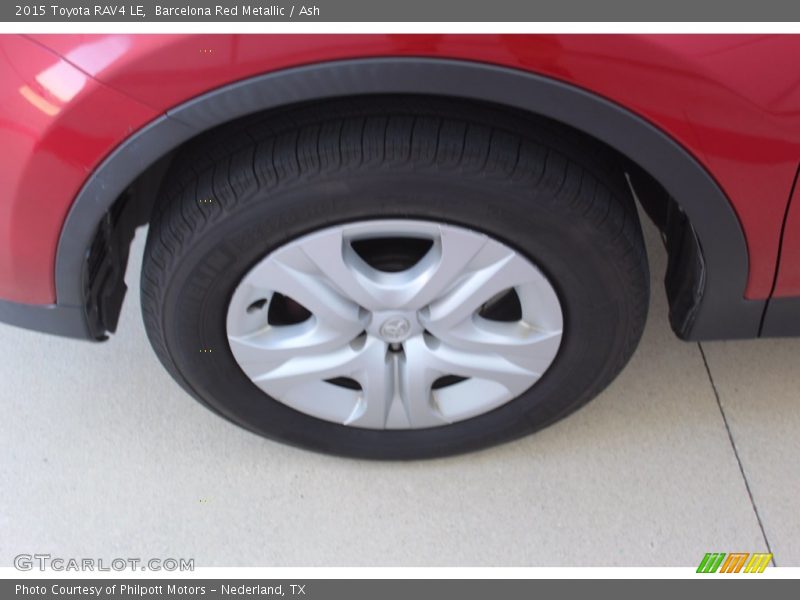 Barcelona Red Metallic / Ash 2015 Toyota RAV4 LE