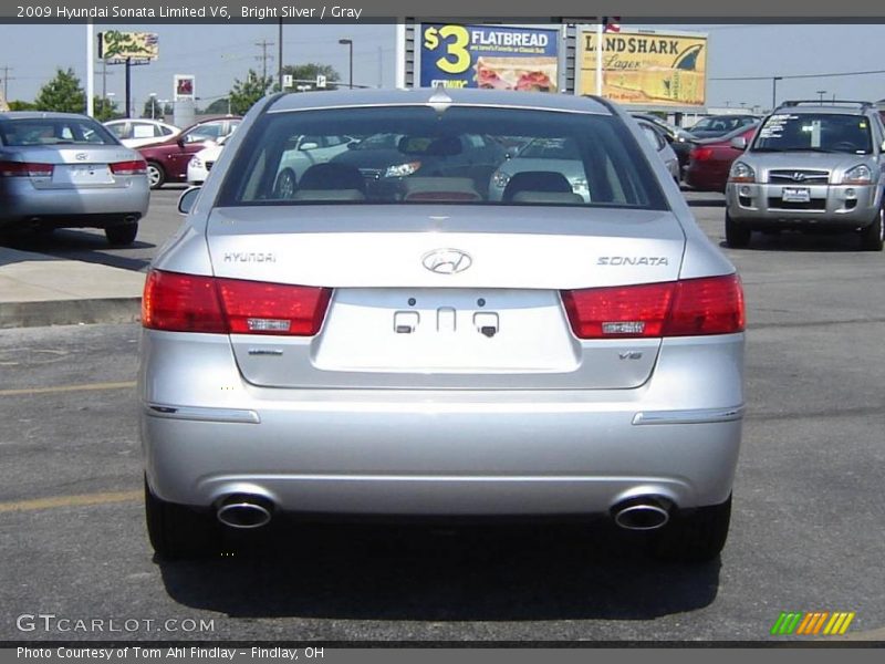 Bright Silver / Gray 2009 Hyundai Sonata Limited V6