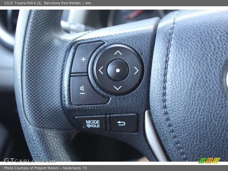 Barcelona Red Metallic / Ash 2015 Toyota RAV4 LE