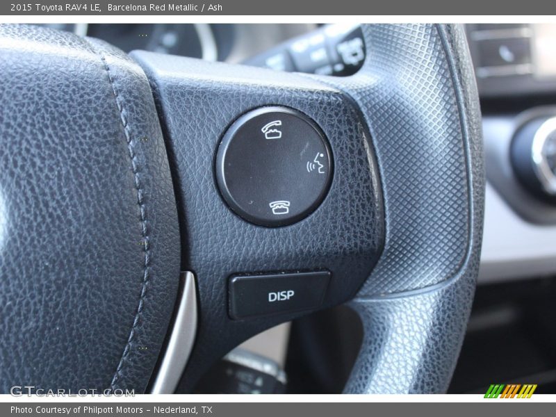 Barcelona Red Metallic / Ash 2015 Toyota RAV4 LE
