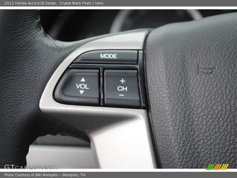 Crystal Black Pearl / Ivory 2011 Honda Accord SE Sedan