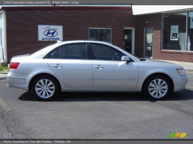Bright Silver / Gray 2009 Hyundai Sonata Limited V6