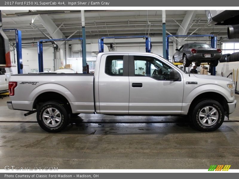 Ingot Silver / Earth Gray 2017 Ford F150 XL SuperCab 4x4