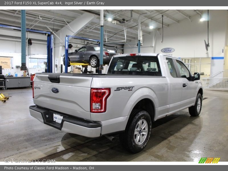 Ingot Silver / Earth Gray 2017 Ford F150 XL SuperCab 4x4