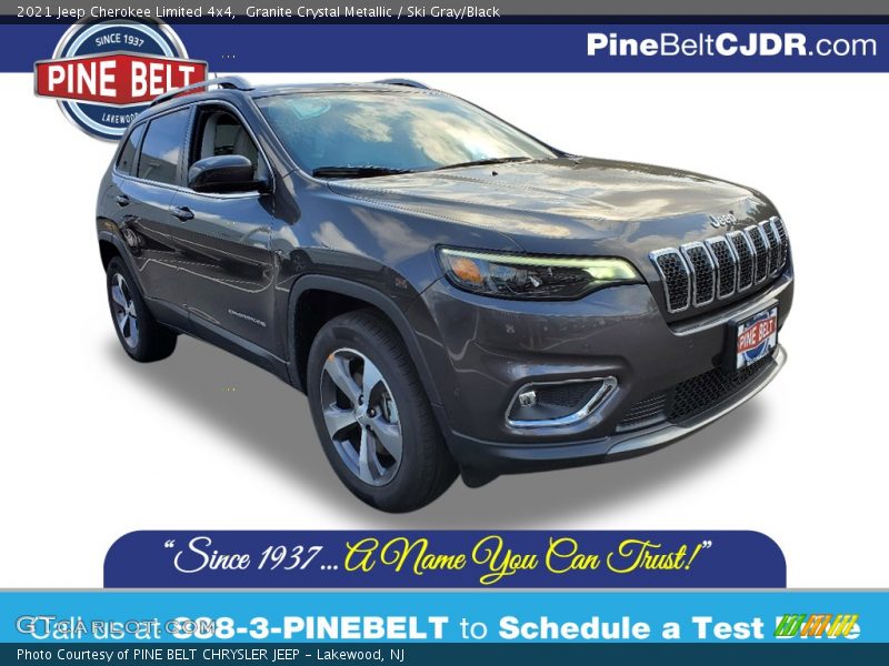 Granite Crystal Metallic / Ski Gray/Black 2021 Jeep Cherokee Limited 4x4