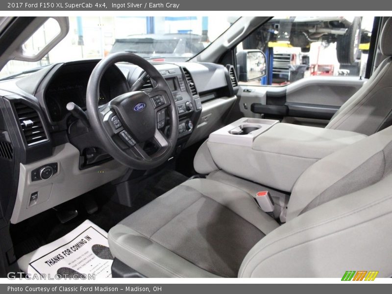 Ingot Silver / Earth Gray 2017 Ford F150 XL SuperCab 4x4