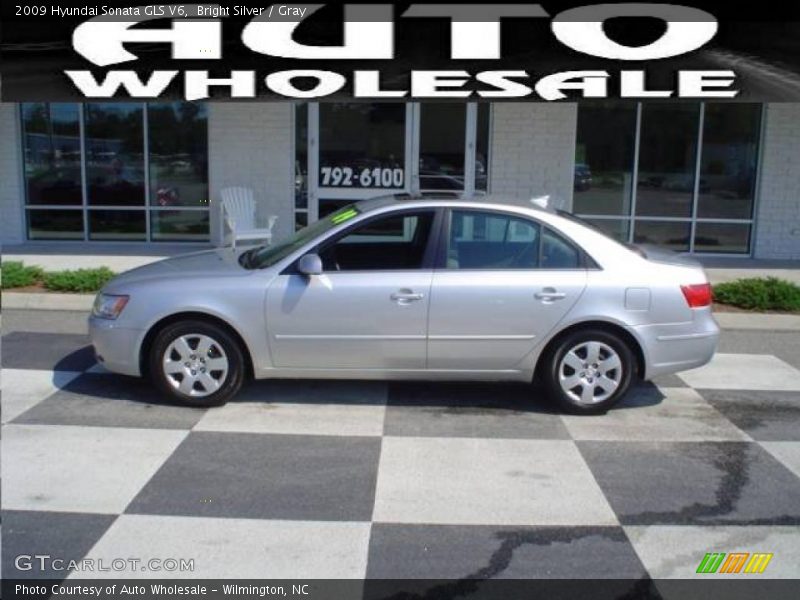 Bright Silver / Gray 2009 Hyundai Sonata GLS V6