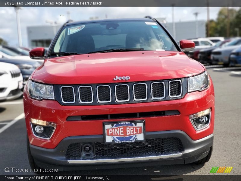 Redline Pearl / Black 2021 Jeep Compass Limited 4x4