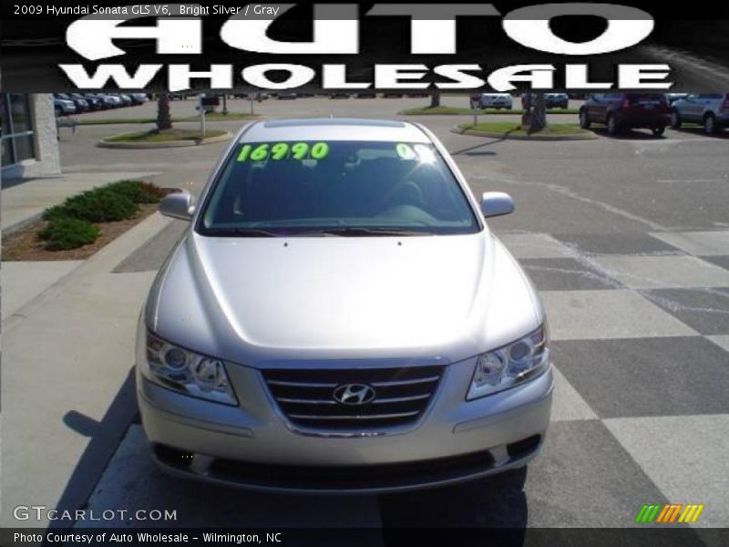 Bright Silver / Gray 2009 Hyundai Sonata GLS V6